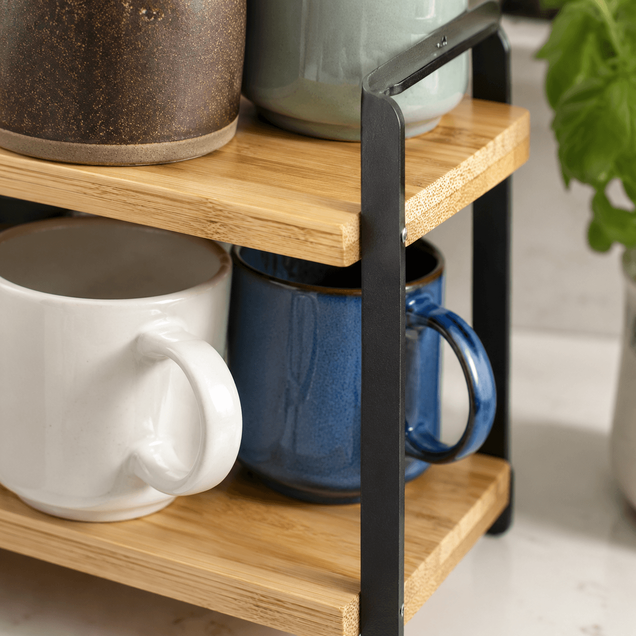 Counter Riser Shelf close-up detail