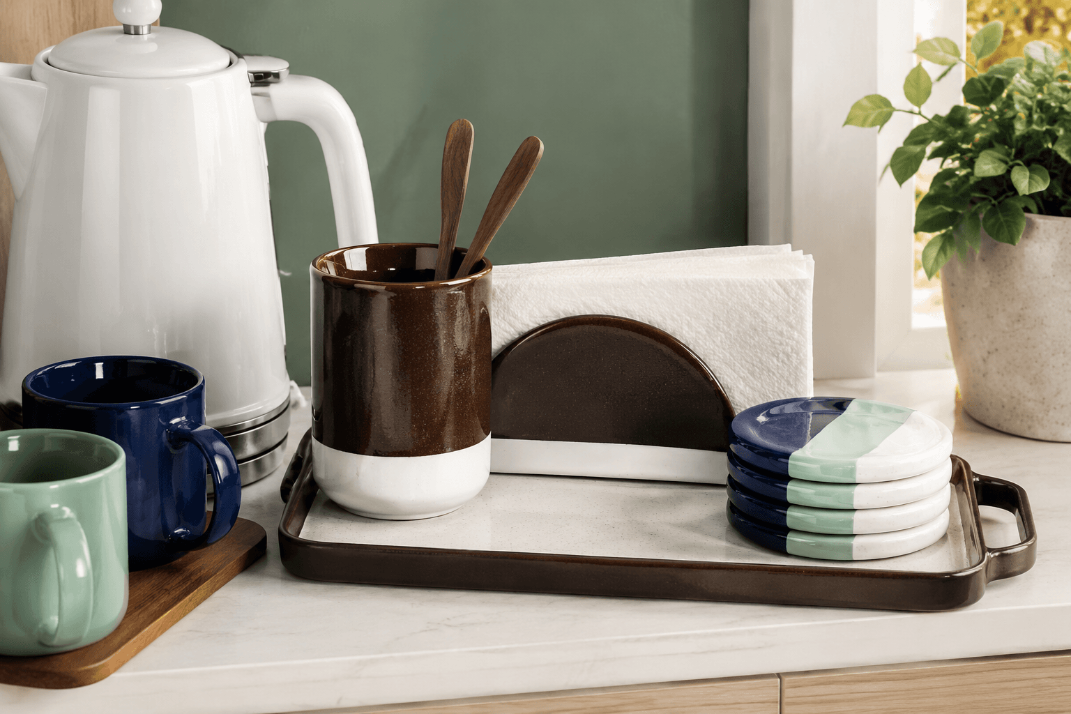 The Drink Station Bundle arranged on a counter
