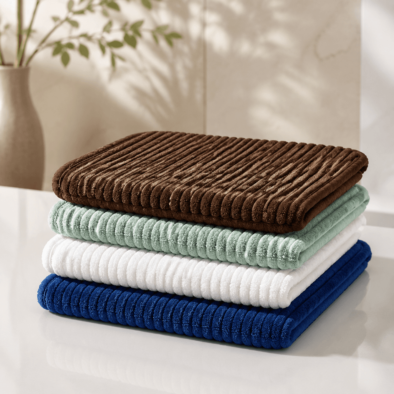 Drip Mat Set (Set of 3) — Three absorbent counter mats that catch splashes around the drink corner.