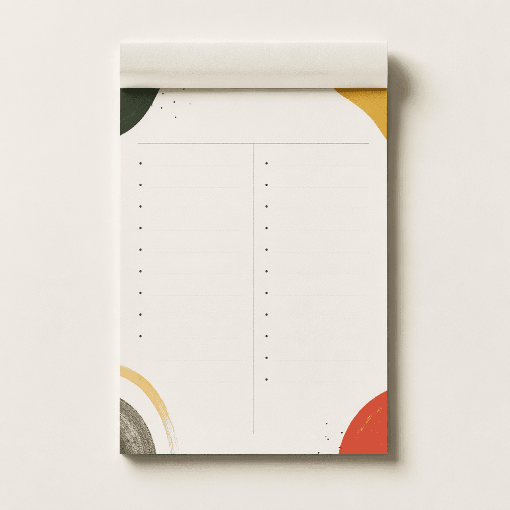 Meeting Notes Pad